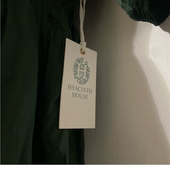 NWT Tuckernuck Emerald Puff Sleeve Sasha Mini Dress - Picture 8 of 9